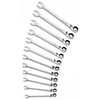 Set of Combination Ratchet Wrenches 12pc